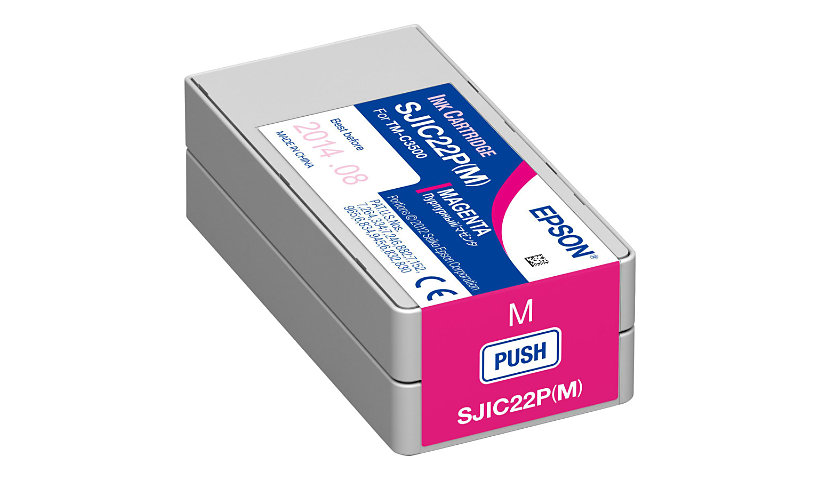 Epson SJIC22P(M) - magenta - original - ink cartridge