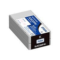 Epson SJIC22P(K) - black - original - ink cartridge