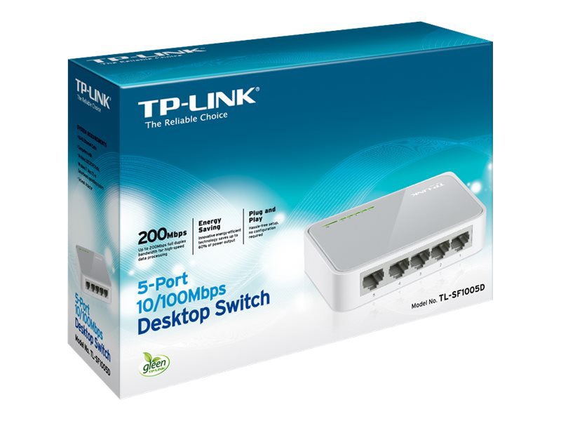 Thumbnail 6 of 15 for TP-LINK TL-SF1005D - 5-Port 10/100 Mbps Fast Ethernet Switch