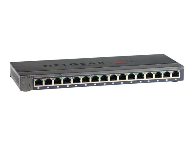 NETGEAR 16-Port Gigabit Smart Managed Plus Switch (GS116Ev2)