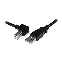 StarTech.com USB 2.0 A to Left Angle B Cable - M/M