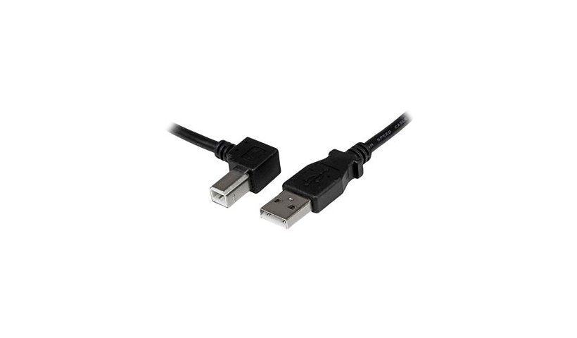 StarTech.com 3m USB 2.0 A to Left Angle B Cable Cord -3 m USB Printer Cable