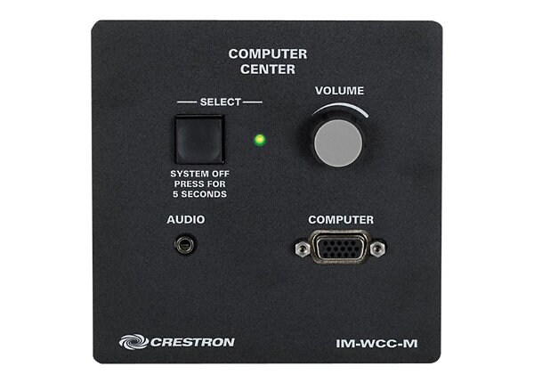 Crestron iMedia Wall Plate Computer Center IM-WCC-M - mounting plate