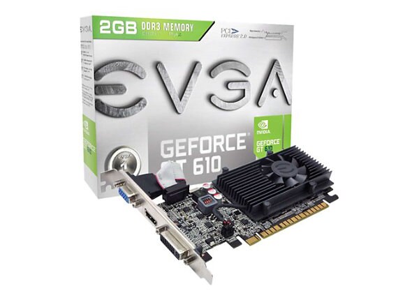 EVGA GeForce GT 610 graphics card - GF GT 610 - 2 GB