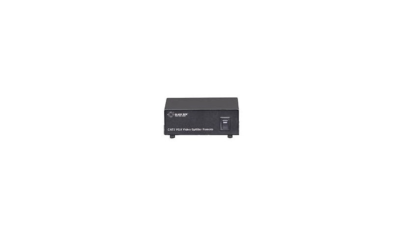 Black Box Cat 5 VGA Video Splitter Remote Module - monitor extender