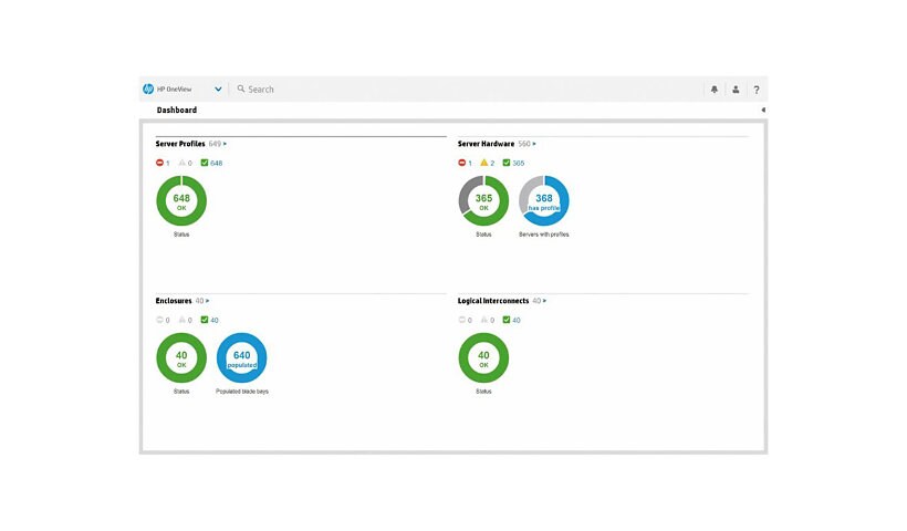 HPE OneView without iLO Advanced Flexible License - upgrade license + 3 Years 24x7 Support