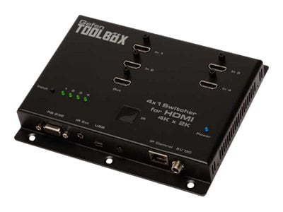 GefenToolBox 4x1 Switcher for HDMI 4Kx2K - video/audio switch - 4 ports