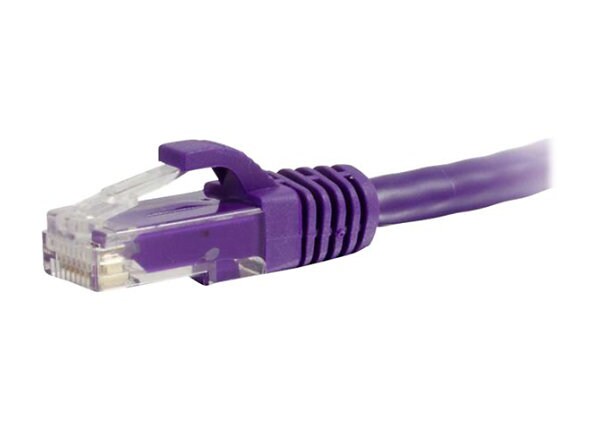 C2G Cat5e Snagless Unshielded (UTP) Network Patch Cable - patch cable - 6.09 m - purple
