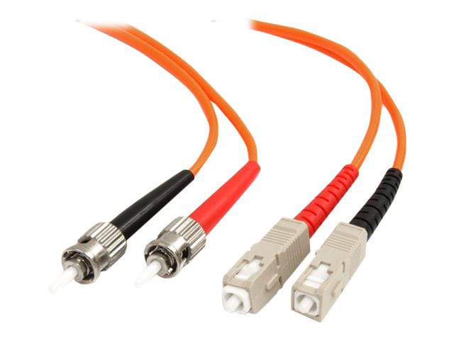 StarTech.com 1m Fiber Optic Cable - Multimode Duplex 62.5/125 LSZH - ST/SC