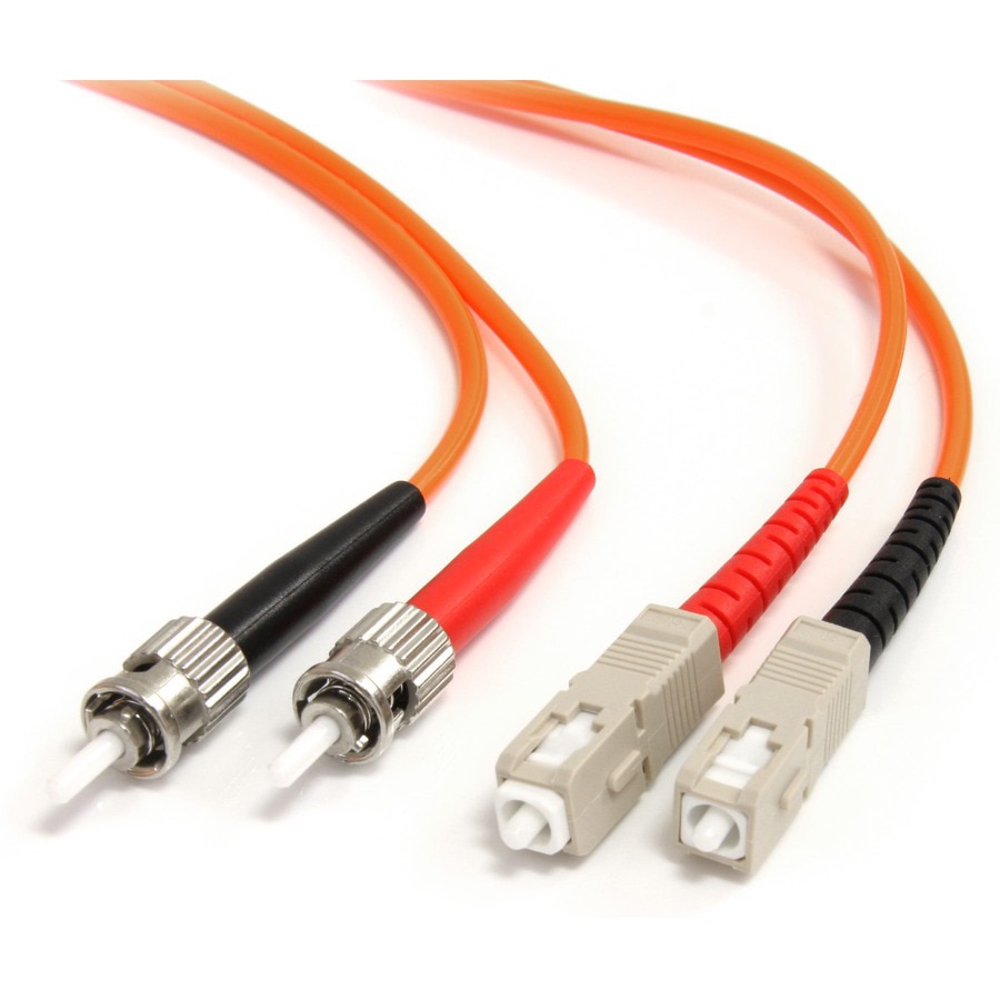StarTech.com 1m Fiber Optic Cable - Multimode Duplex 62.5/125 - LSZH - ST /