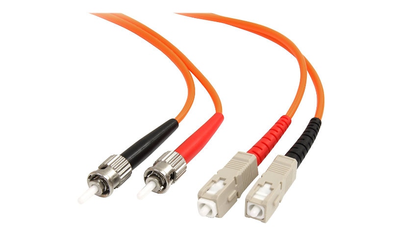 StarTech.com 3m Fiber Optic Cable - Multimode Duplex 62.5/125 LSZH - ST/SC