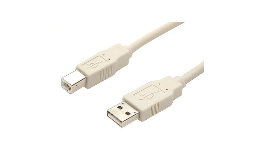 StarTech.com 10 ft Beige A to B USB 2.0 Cable - M/M -A to B USB 2.0 Cable