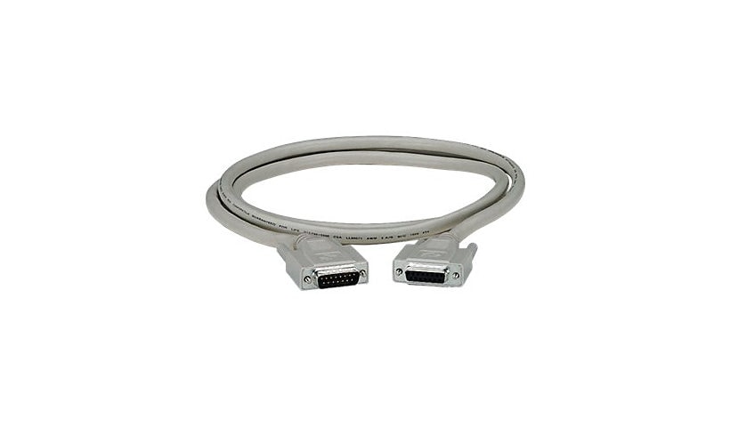 Black Box - serial cable - 15 pin D-Sub (DB-15) to 15 pin D-Sub (DB-15) - 50 ft