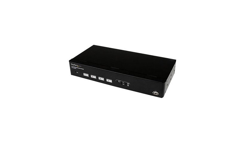 StarTech.com 4 Port USB VGA KVM Switch with DDM Fast Switching and Cables
