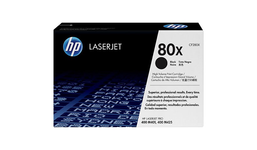 HP CF280X Original High Yield Toner Cartridge - Black Pack