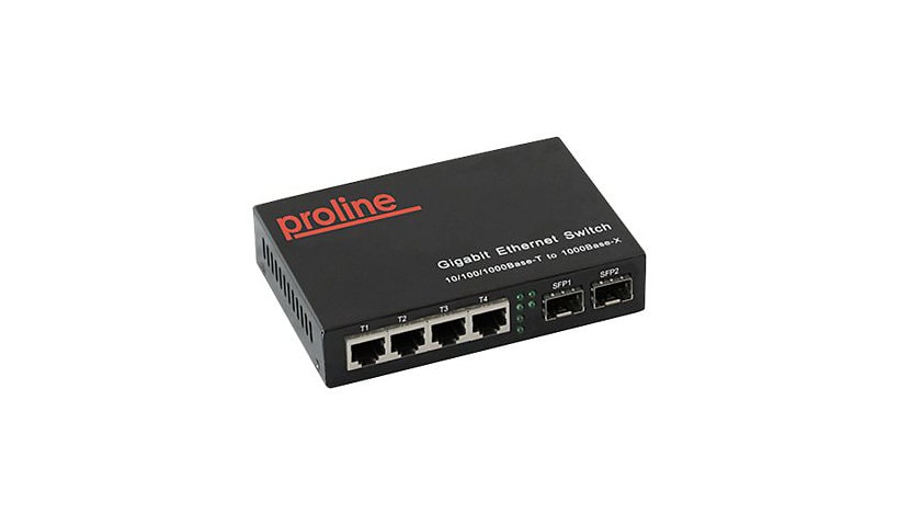 Proline - fiber media converter - 1GbE