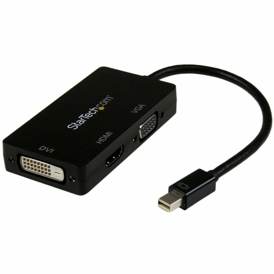 Arctic At bygge erfaring StarTech.com Mini DisplayPort Adapter ï¿½ 3-in-1 ï¿½ 1080p ï¿½ Monitor  Adapter ï¿½ Mini DP to HDMI / VGA / DVI Adapter - MDP2VGDVHD - Monitor  Cables & Adapters - CDW.ca