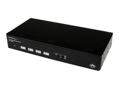 StarTech.com 4 Port USB VGA KVM Switch with DDM Fast Switching and Cables