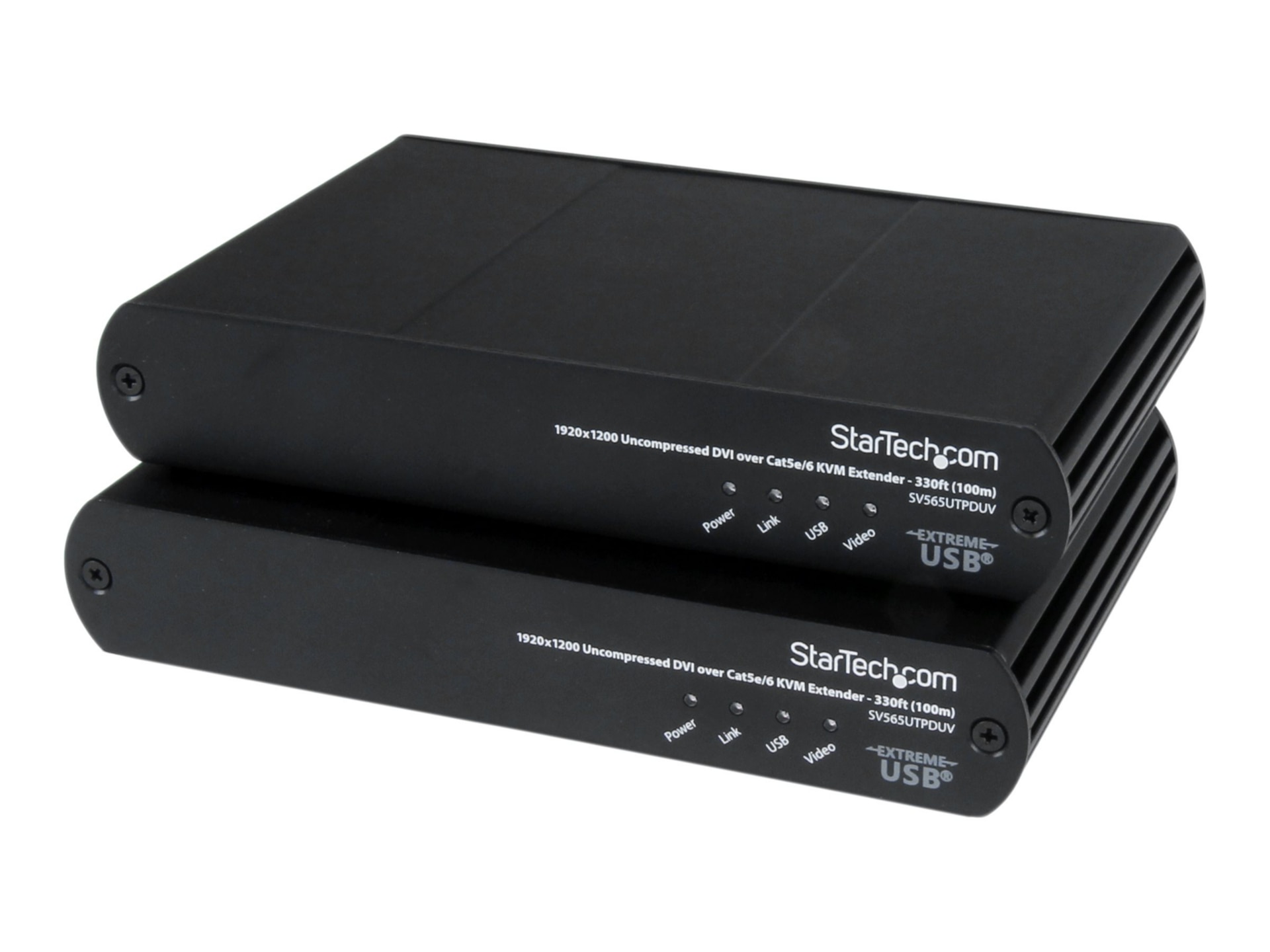 StarTech.com USB DVI over Cat 5e / Cat 6 KVM Console Extender w/ 1920x1200 Uncompressed Video - 330ft (100m)