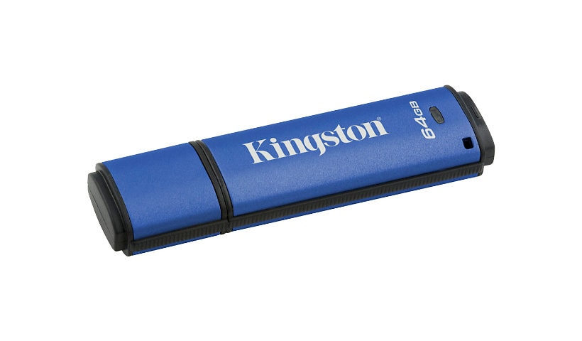 Kingston DataTraveler Vault Privacy 3.0 - USB flash drive - 64 GB - TAA Com