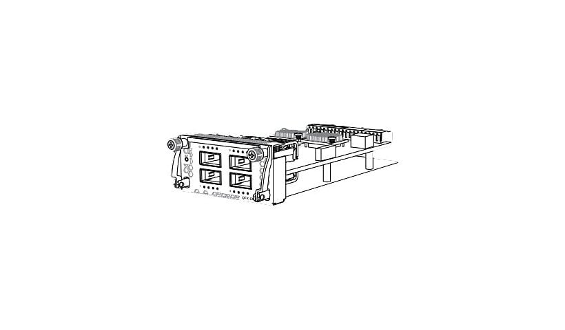 Juniper Networks - expansion module - 40 Gigabit QSFP+ x 4