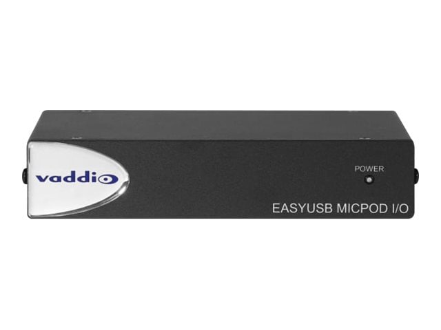 Vaddio EasyUSB MicPOD I/O USB Camera Analog Mixer - 4-Channel analog mixer - 4-channel