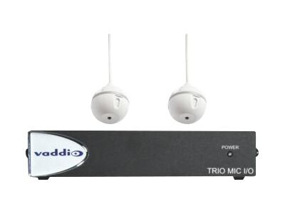 Vaddio EasyMic Ceiling MicPOD - microphone - with Vaddio EasyUSB MicPOD I/O