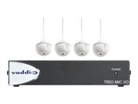 Vaddio EasyMic Ceiling MicPOD - microphone - with Vaddio EasyUSB MicPOD I/O