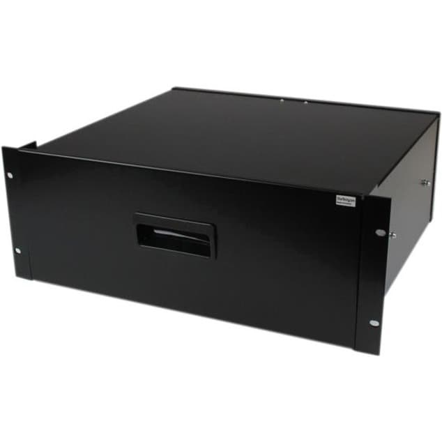 StarTech.com 4U Black Steel Storage Drawer for 19in Racks and Cabinets - 4U