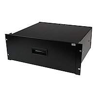 StarTech.com 4U Black Steel Storage Drawer for 19in Racks and Cabinets