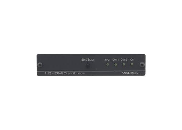 Kramer DigiTOOLS VM-2Hxl 1:2 HDMI Distribution Amplifier - video/audio splitter - 2 ports