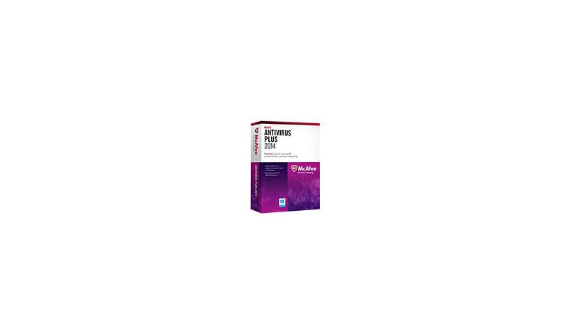 McAfee AntiVirus Plus 2014 - box pack (1 year) - 1 PC