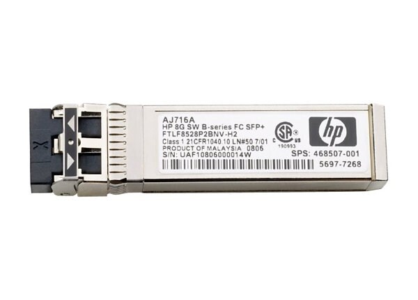 HPE - B Series - SFP+ transceiver module - 16Gb Fibre Channel (LW)