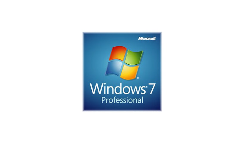 Microsoft Windows 7 Professional w/SP1 - licence - 1 PC