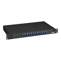Black Box Rackmount Fiber Panel Loaded - patch panel - 1U - 19"/23"