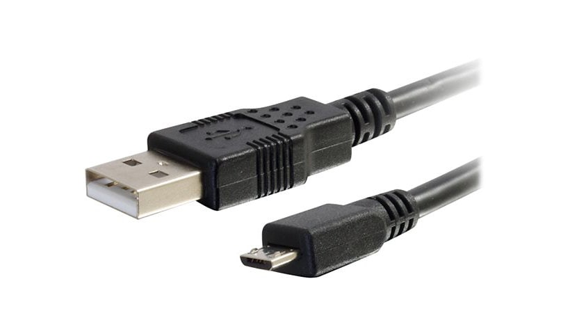 C2G 1ft USB to Micro B Cable - USB 2.0 to Micro-B Cable - M/M