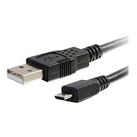 C2G 1ft USB to Micro B Cable - USB 2.0 to Micro-B Cable - M/M