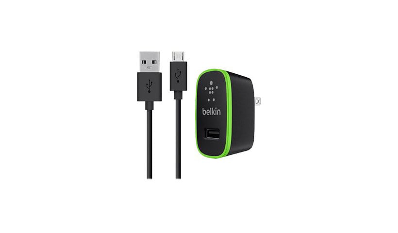 Belkin 10W Universal Home Charger with Micro USB Charge Sync Cable