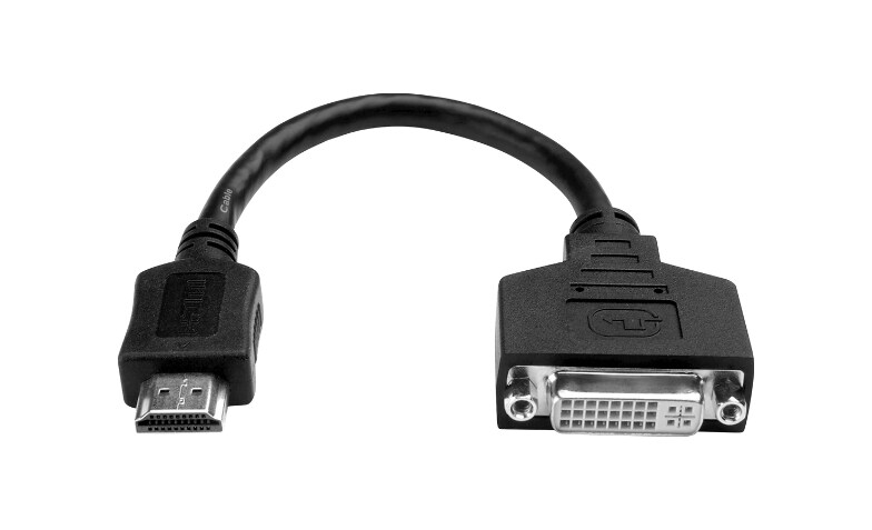 Netto Leerling Azijn Tripp Lite 8in HDMI to DVI Cable Adapter Converter HDMI Male to DVI-D  Female 8" - adapter - 8 in - P132-08N - Audio & Video Cables - CDW.com