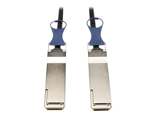 Eaton Tripp Lite Series QSFP+ to QSFP+ 40Gb Passive DAC Copper Infiniband Cable, QSFP-H40G-CU3M Compatible, 3M (9.84