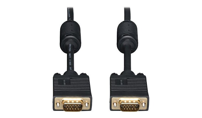 Eaton Tripp Lite Series VGA High-Resolution RGB Coaxial Cable (HD15 M/M), 20 ft. (6.09 m) - VGA cable - 20 ft