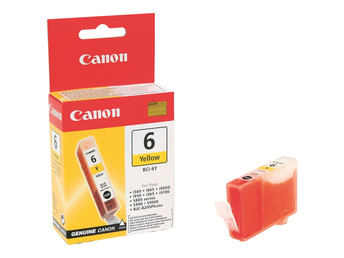 Canon BCI-6Y Yellow InkJet Cartridge