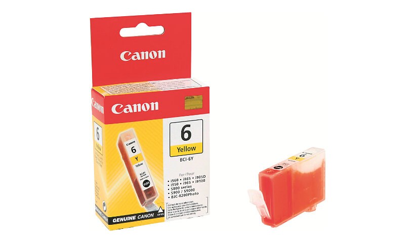 Canon BCI-6Y Yellow InkJet Cartridge