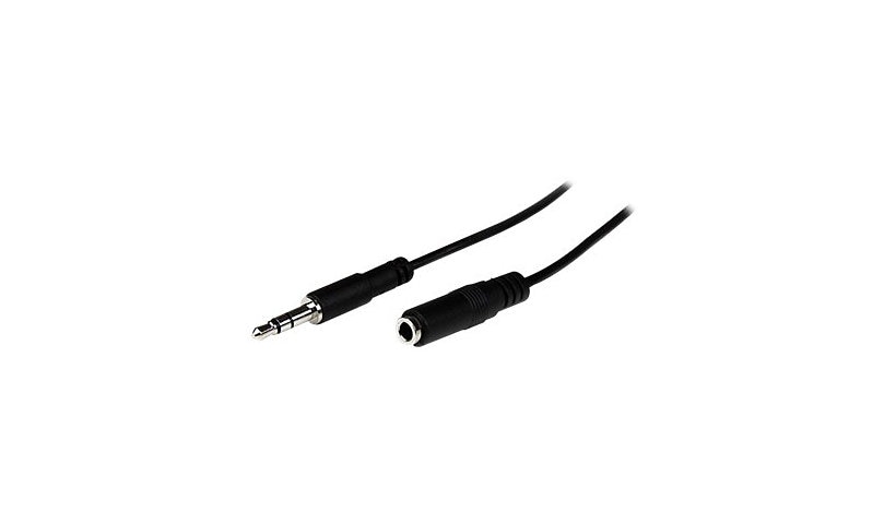 StarTech.com Slim 3.5mm Stereo Extension Audio Cable - M/F