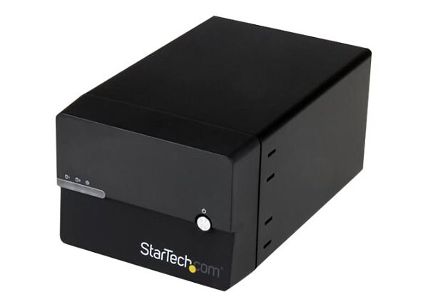 StarTech.com Dual Bay Gigabit NAS RAID Enclosure for 3.5” SATA HDD w/WebDAV
