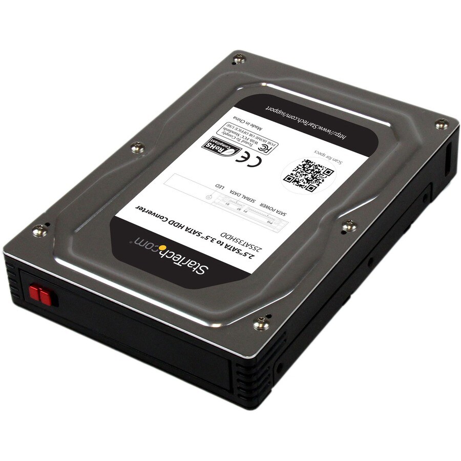 StarTech.com 2.5” to 3.5” SATA Hard Drive Adapter Enclosure with SSD/HDD