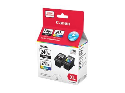 Canon PG-240XL & CL-241XL Ink Value Pack - 2-pack - High Capacity - black, color (cyan, magenta, yellow) - original -