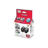 Canon PG-240XL & CL-241XL Ink Value Pack - 2-pack - High Capacity - black, color (cyan, magenta, yellow) - original -