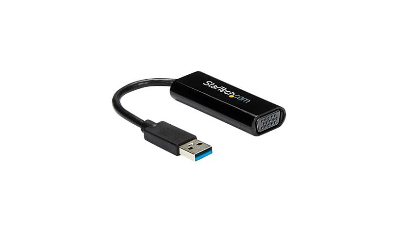 StarTech.com Slim USB 3.0 to VGA Adapter - Monitor External Graphics Card