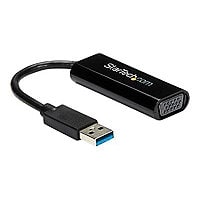 StarTech.com Slim USB 3.0 to VGA Adapter - Monitor External Graphics Card